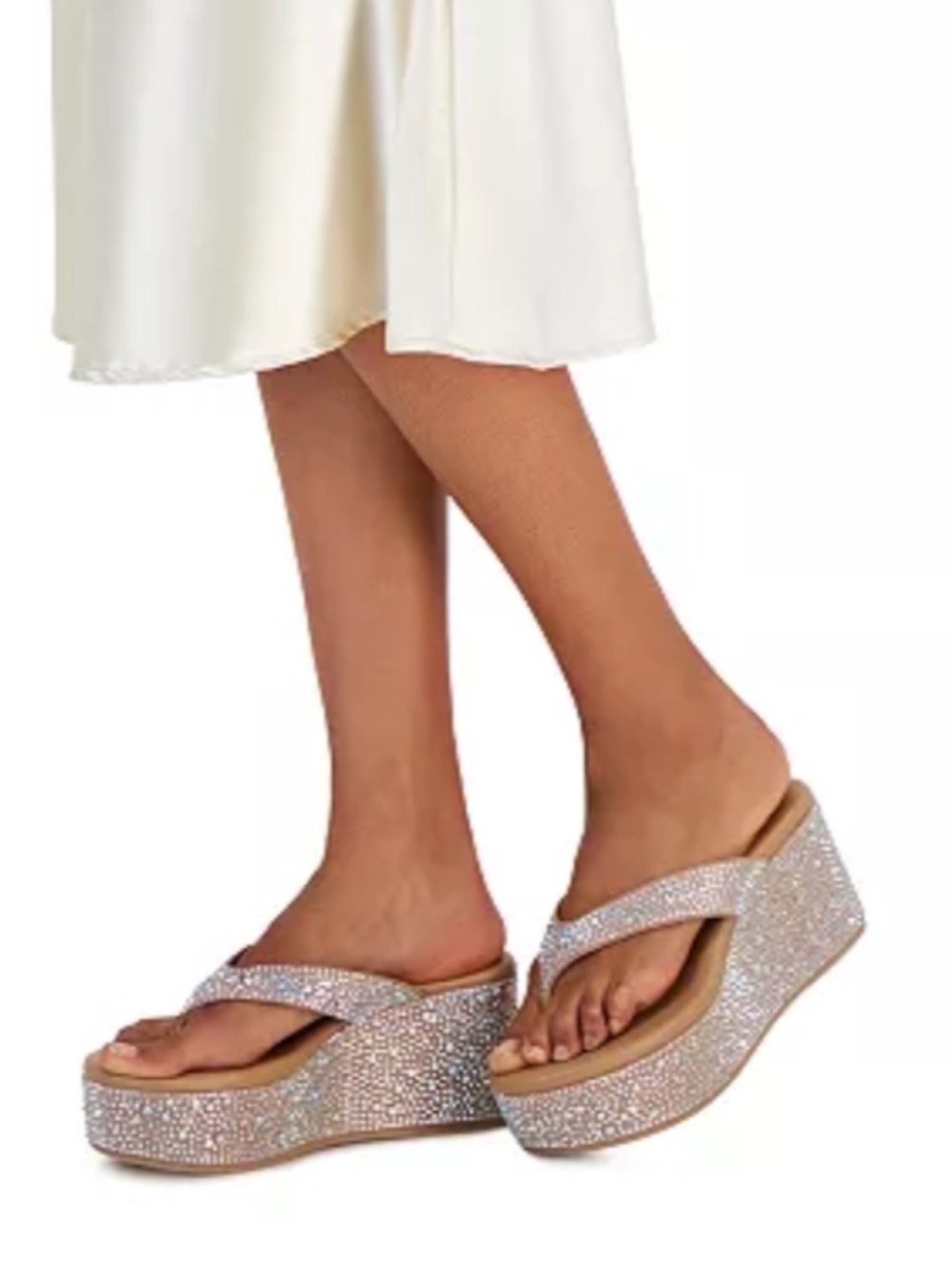 Rhinestone Sandals New size 12
